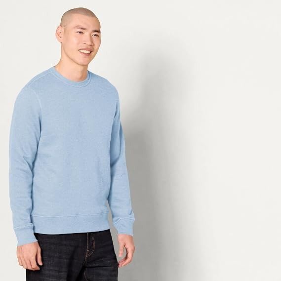 Immagine di Light Blue Crew Neck Sweatshirt 2